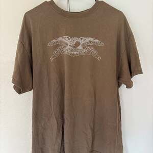 Anti-Hero Skateboards Basic Eagle Short-Sleeve T-Shirt Brown